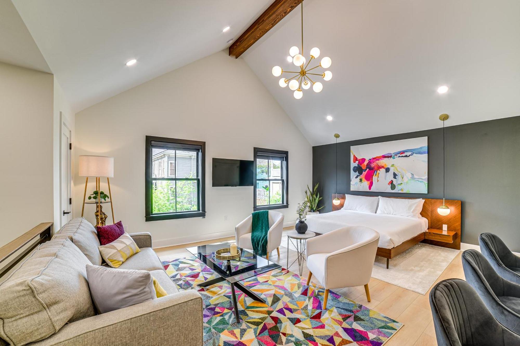 Chic Galveston Studio Walk To Shops And Restaurants Exterior photo